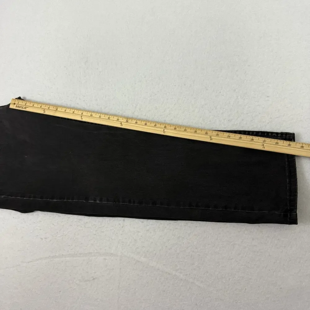 Levis 505 Jeans Mens Size 38X30 Black Regular Fit Straight Medium Wash Denim